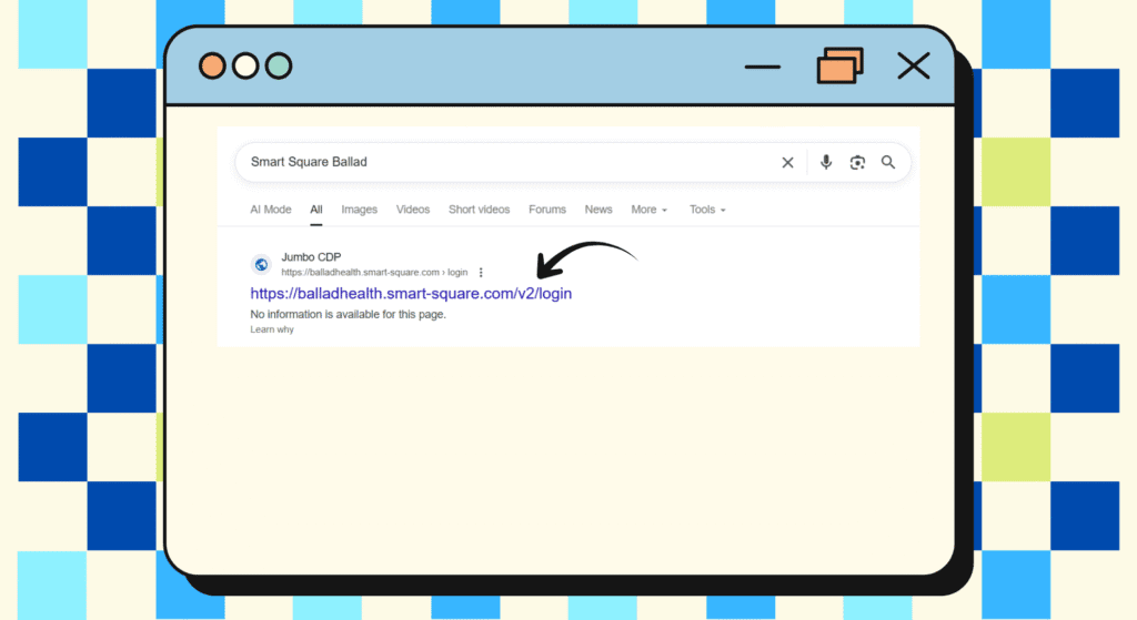 Step 3: Click the first link: https://balladhealth.smart-square.com/v2/login